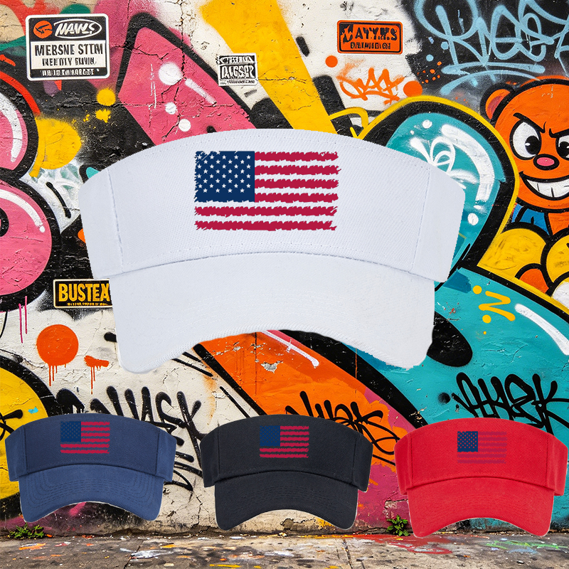 Unisex Classic Mesh Hat with American Flag Print Design – Breathable Sun Protection Cap for Outdoor Activities, Ideal for Men and Women Who Love Patriotic Style and Casual Wear