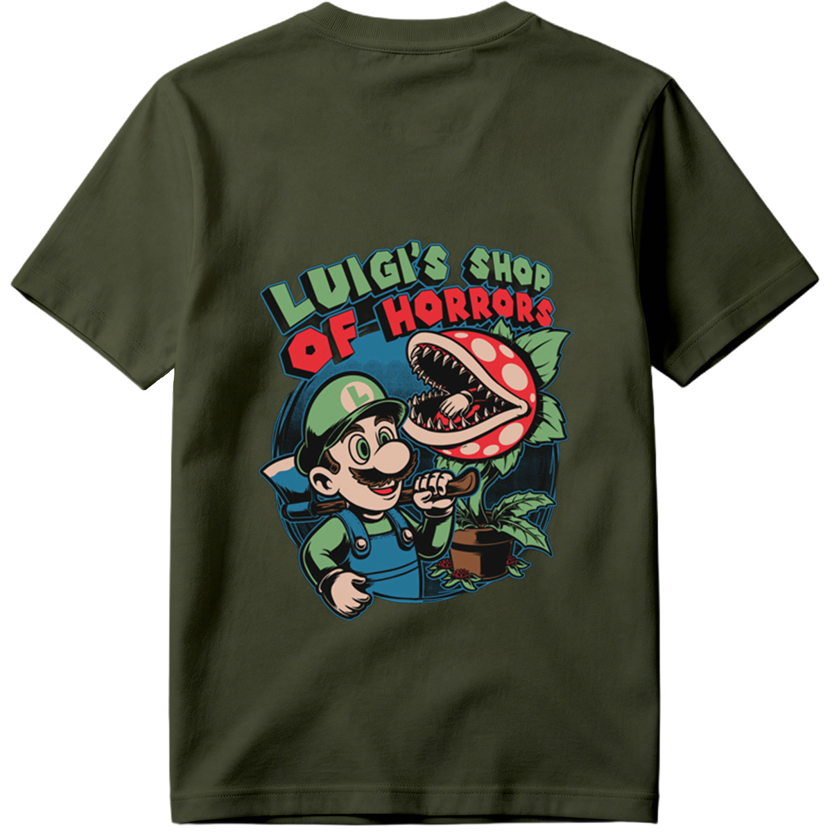 Luigi's Shop of Horrors: Luigi and Piranha Plant - Tee
