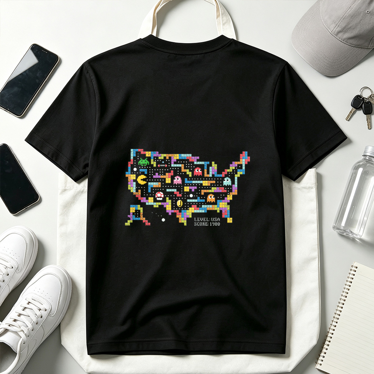 Pac-Man USA Map Adventure - Tee