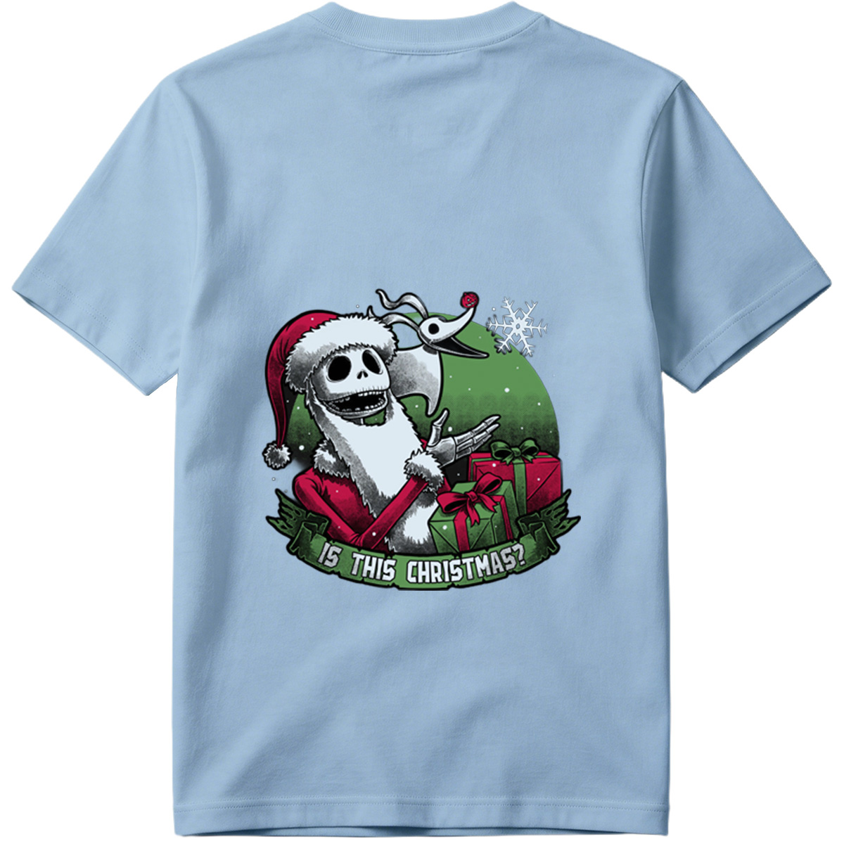 Jack Skellington and Zero - Is This Christmas? - Tee