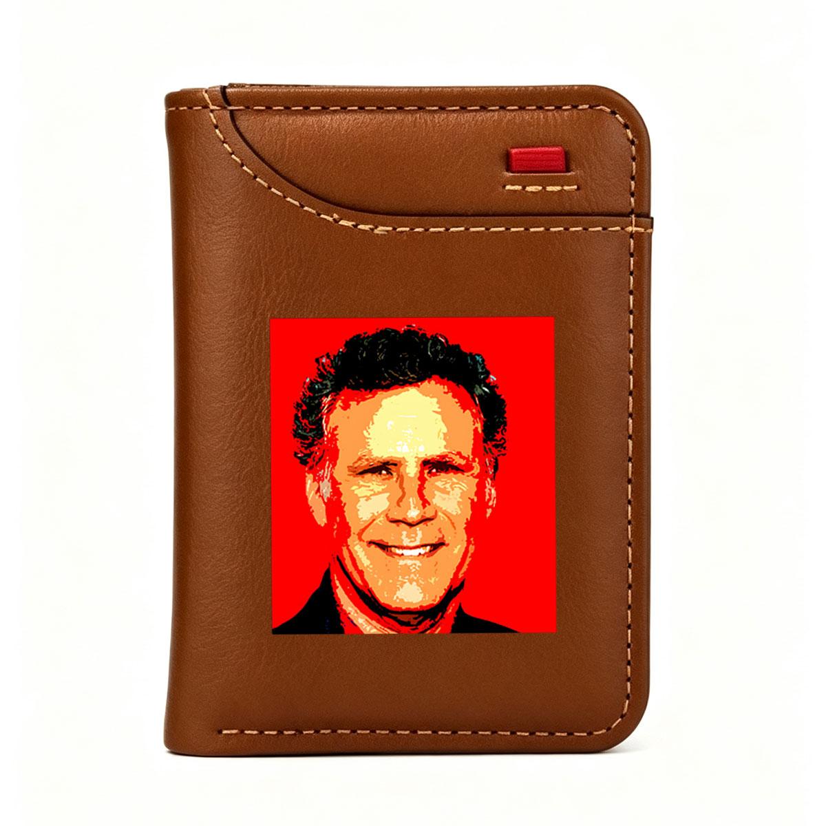 Will Ferrell Pop Art Portrait - Vertical Style Wallet