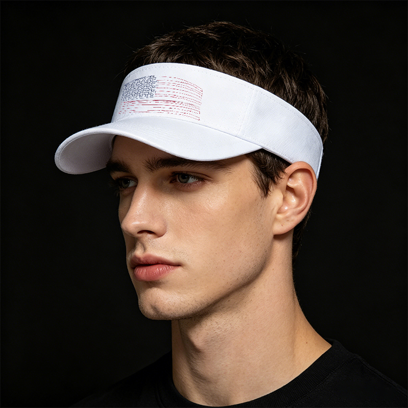 Unisex Classic Mesh Back Cap with American Flag Print - Lightweight Breathable Sun Hat for Outdoor Activities, Perfect for Men and Women Seeking Patriotic Style in Sports, Travel, and Casual Wear
