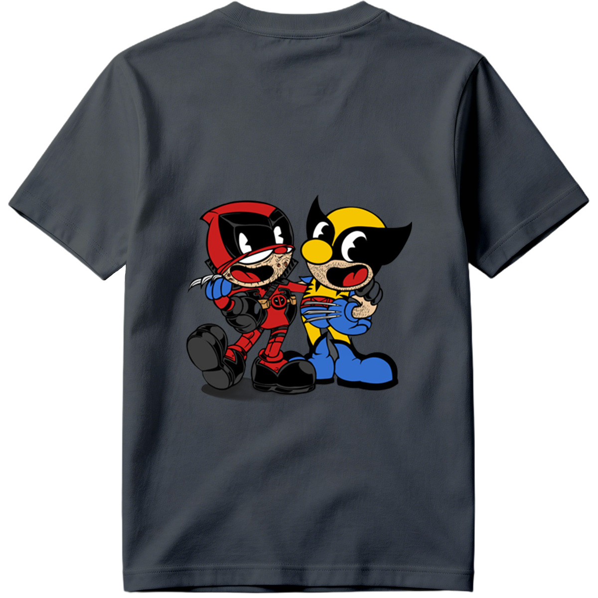 Deadpool and Wolverine Chibi Style - Tee