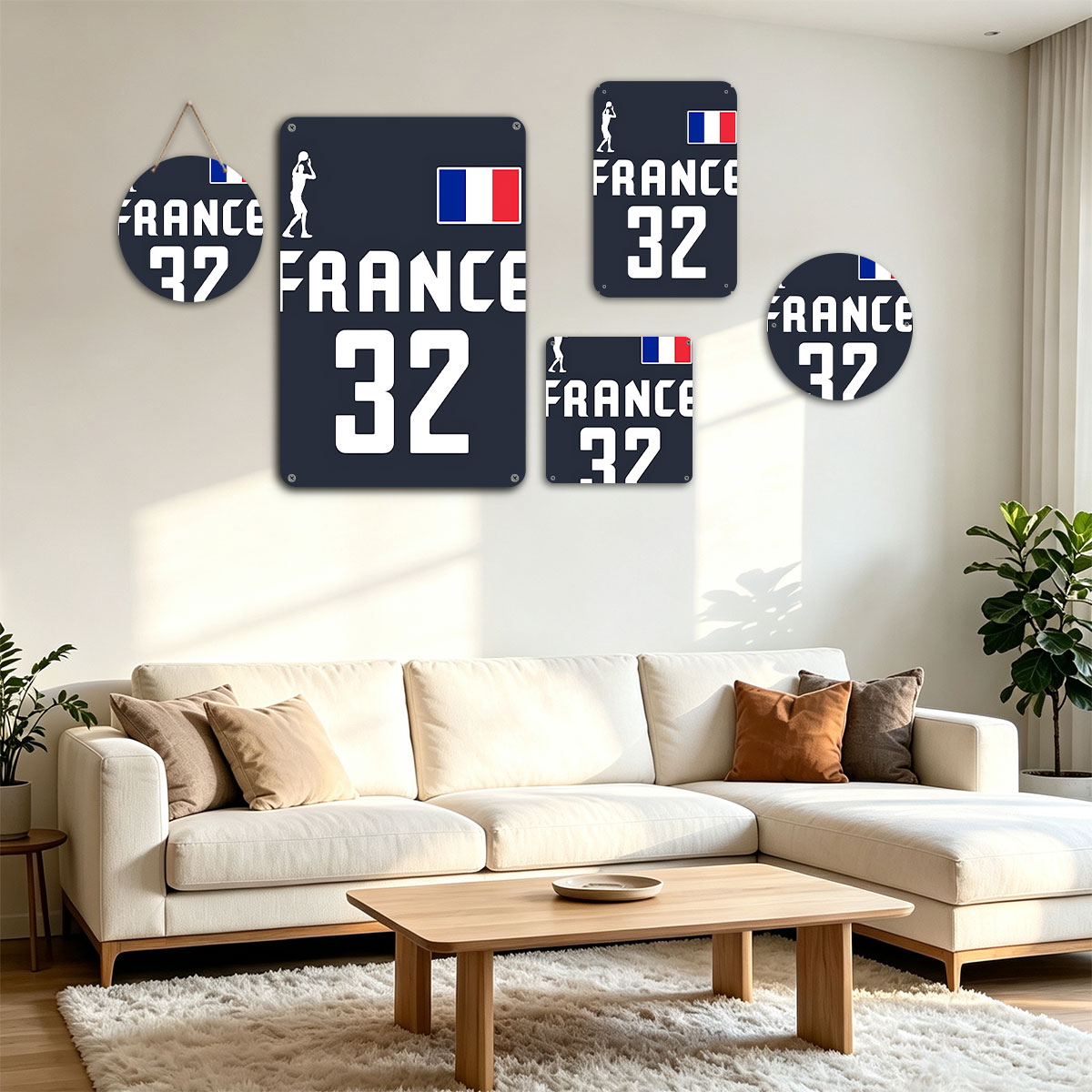 France Basketball Jersey #32 - painting