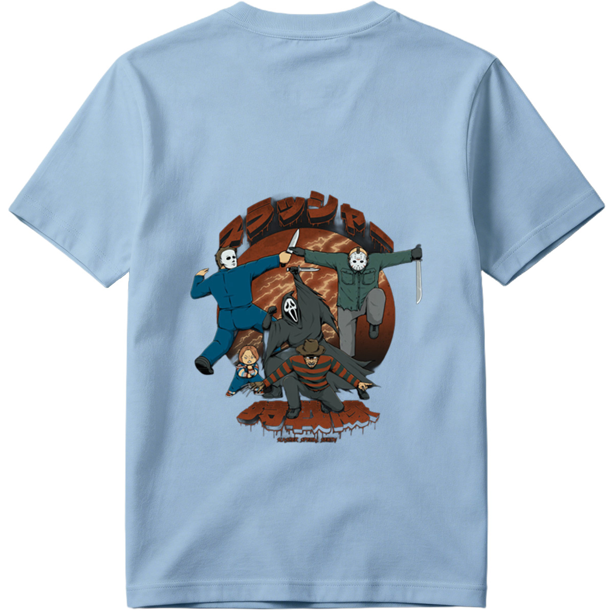 Slasher Special Sentai: Michael, Jason, Ghostface, Chucky, and Tiffany - Tee