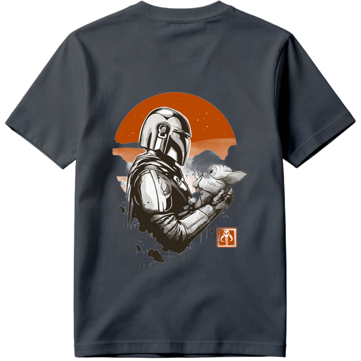 The Mandalorian and Grogu Under the Sunset - Tee