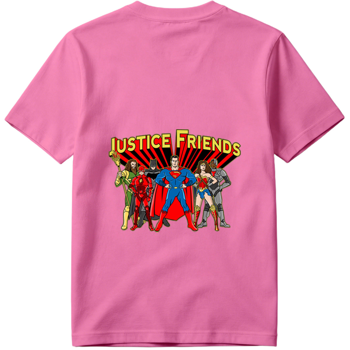 Justice League: Superman, Batman, Wonder Woman, The Flash, Aquaman, Cyborg - Tee