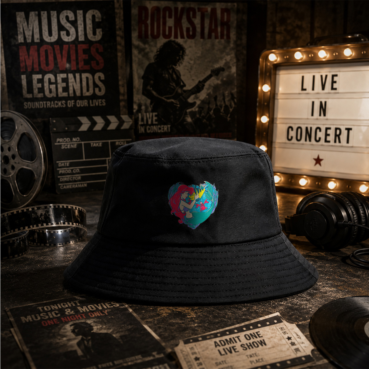 The Little Mermaid: Ariel and Sebastian - Fisherman's Hat