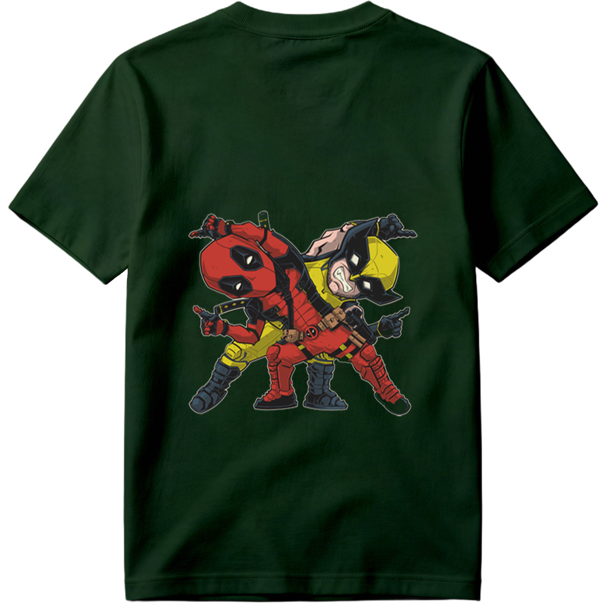 Deadpool and Wolverine Chibi Art - Tee