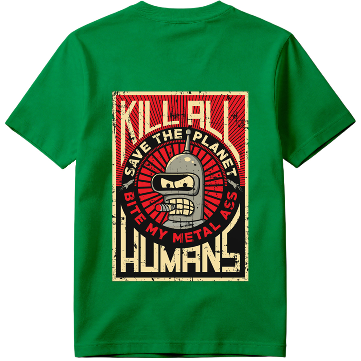 Futurama - Bender: Kill All Humans - Tee