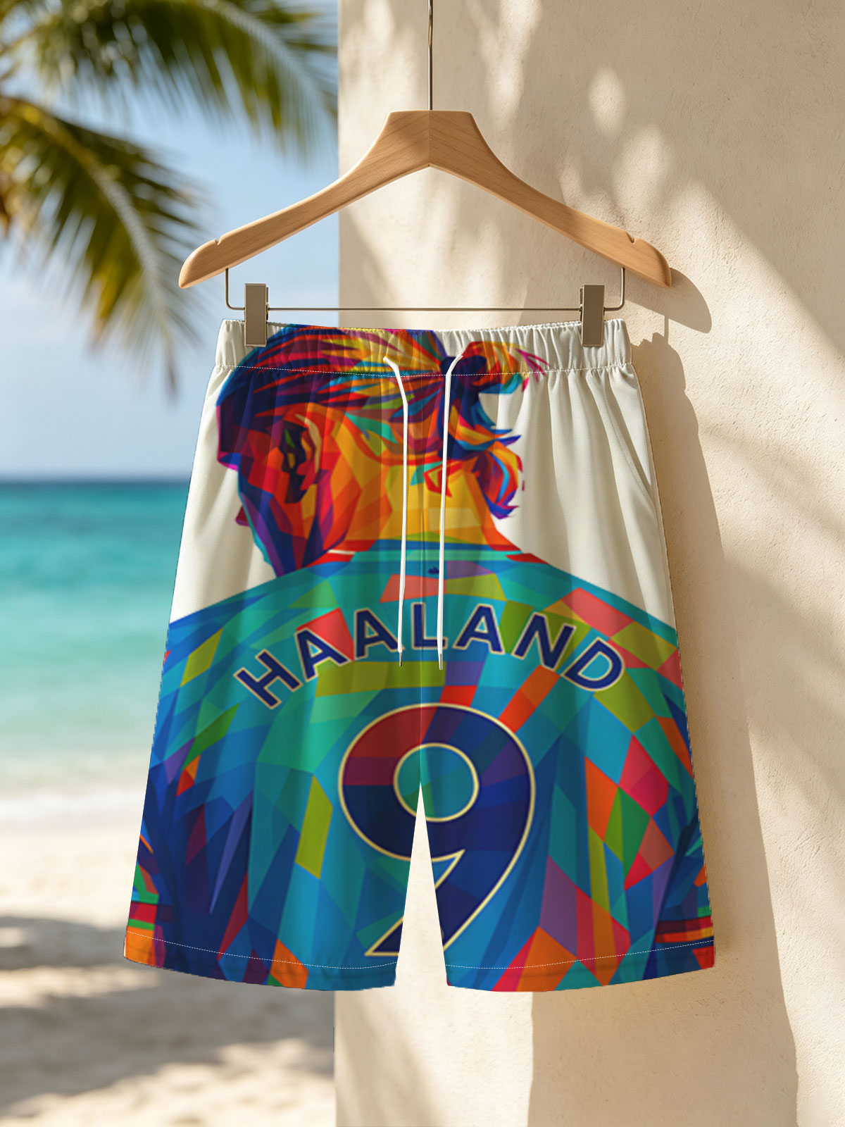 Haaland 9 - Manchester City Football Player -  Beach shorts