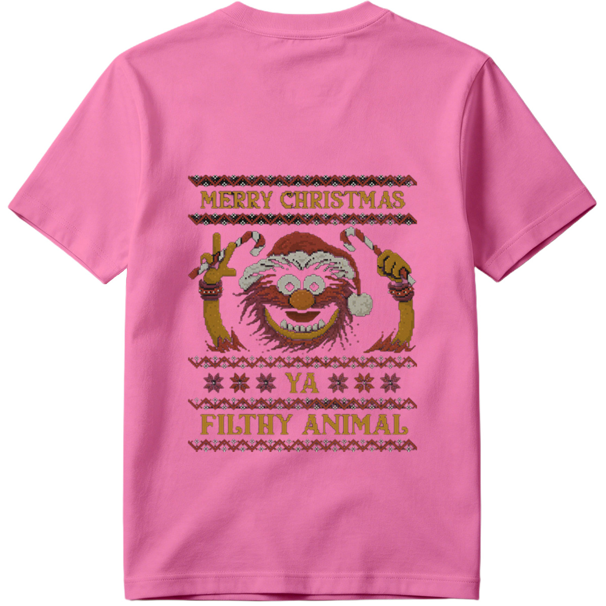 Muppets Animal Christmas Sweater Design - Tee
