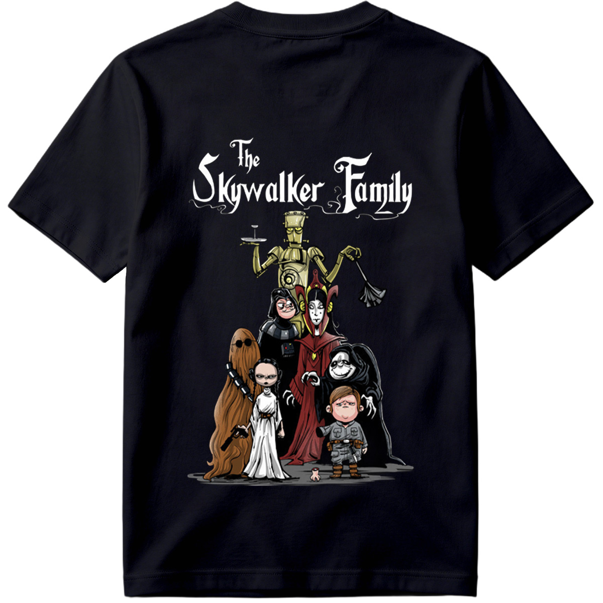 The Skywalker Family: Star Wars Characters Parody - Tee