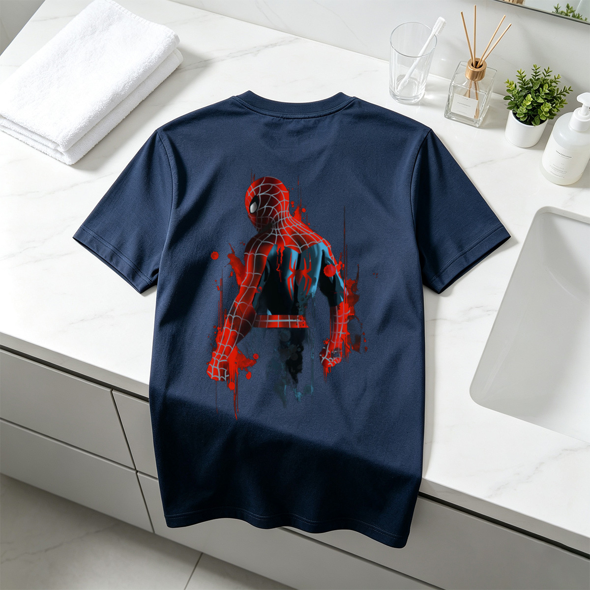 Spider-Man: The Web-Slinger in Red and Blue - Tee