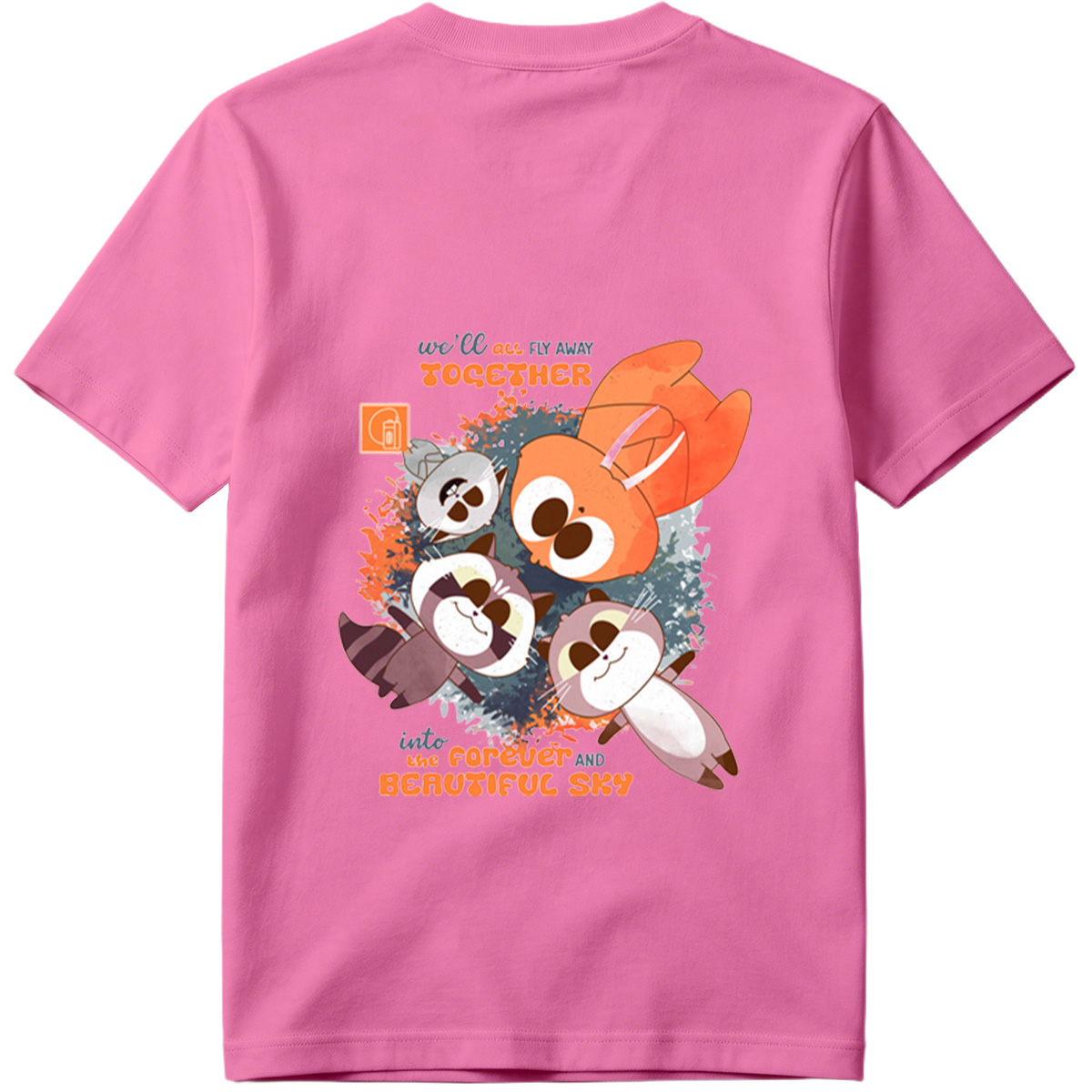 Kiff and Friends Fly Together Into the Forever Beautiful Sky - Tee
