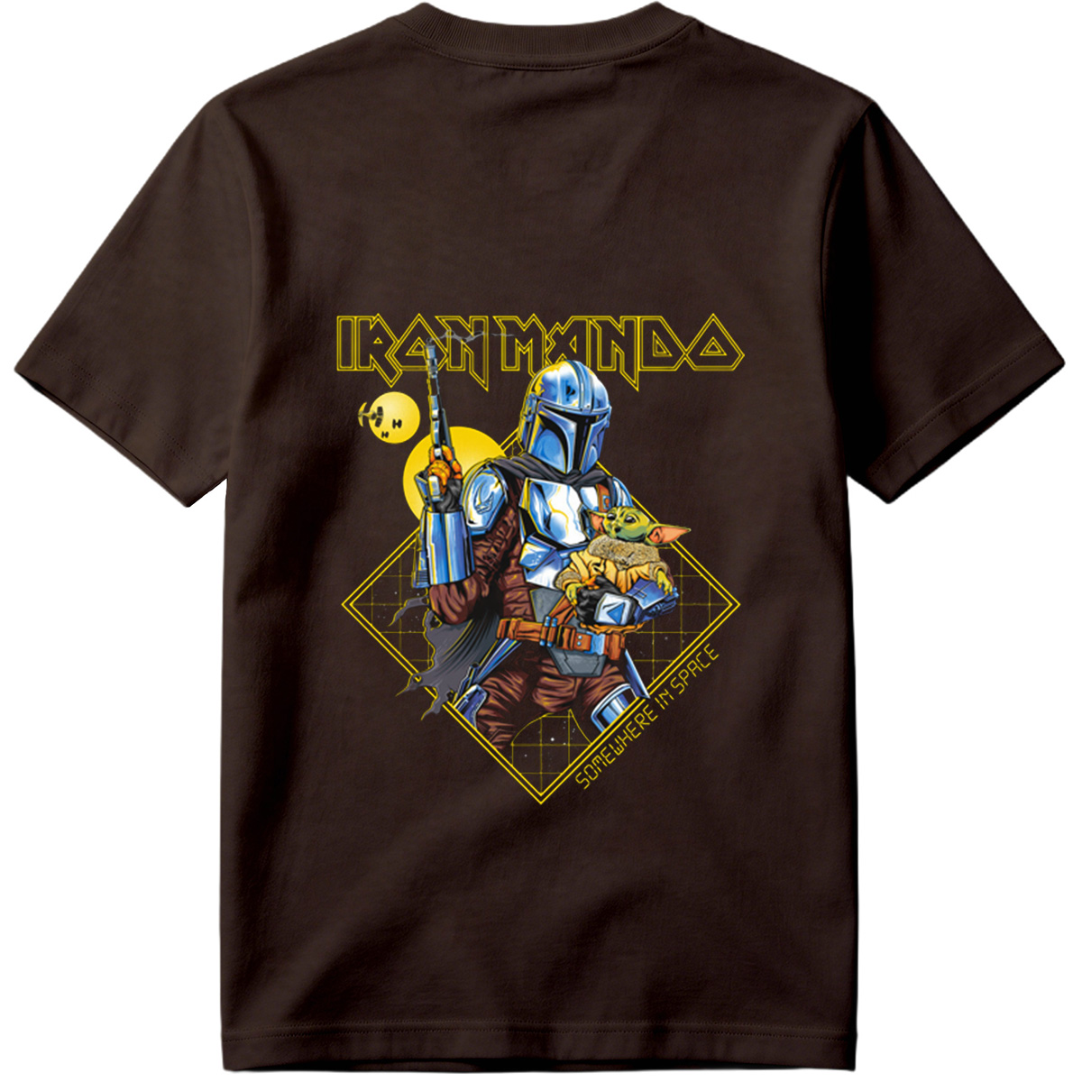 Iron Mando: The Mandalorian and Grogu in Space - Tee