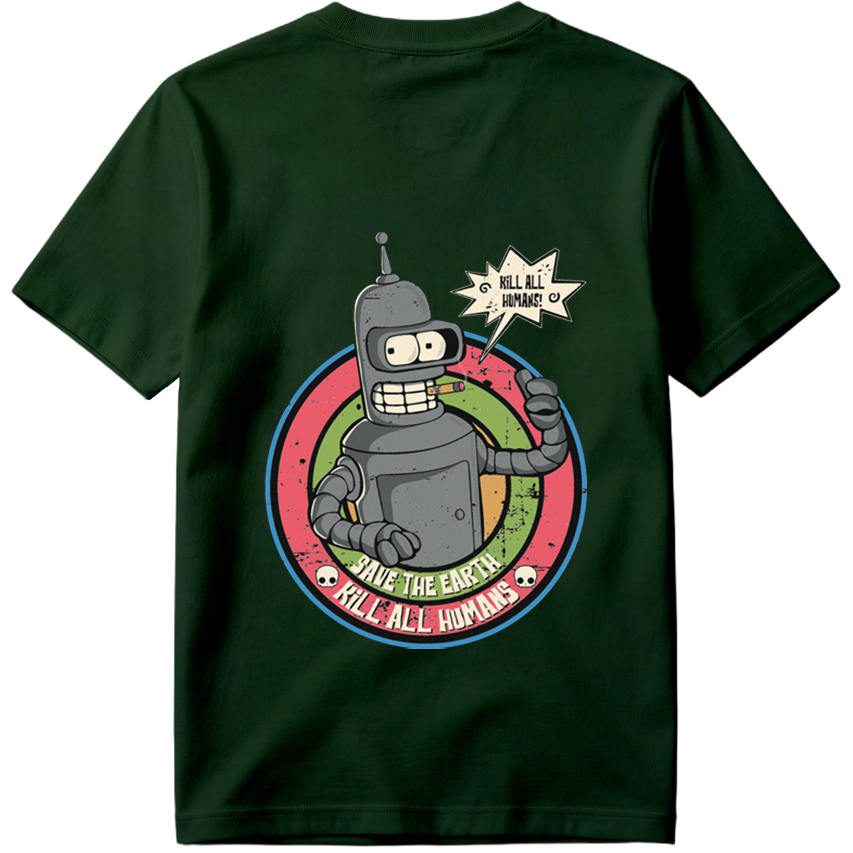 Futurama Bender: Save the Earth, Kill All Humans - Tee