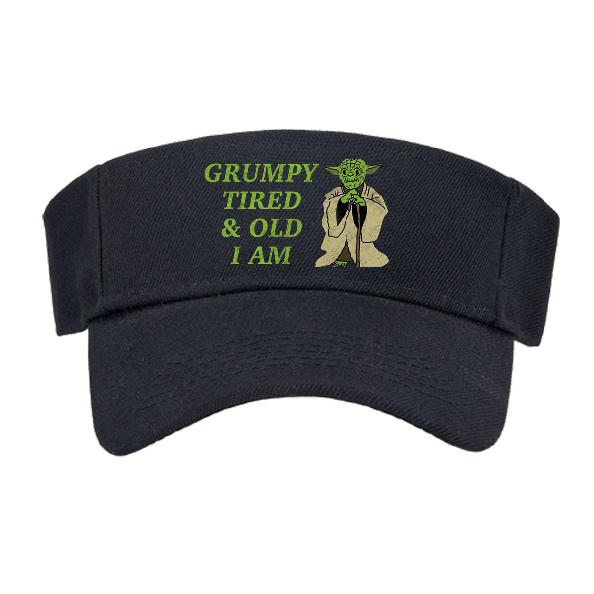 Yoda: Grumpy, Tired & Old I Am -  Visor cap