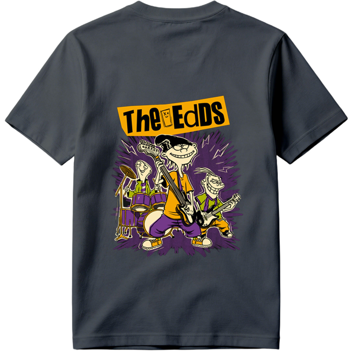 The Eds: Eddy, Ed, and Double D in Rock Band Action - Tee