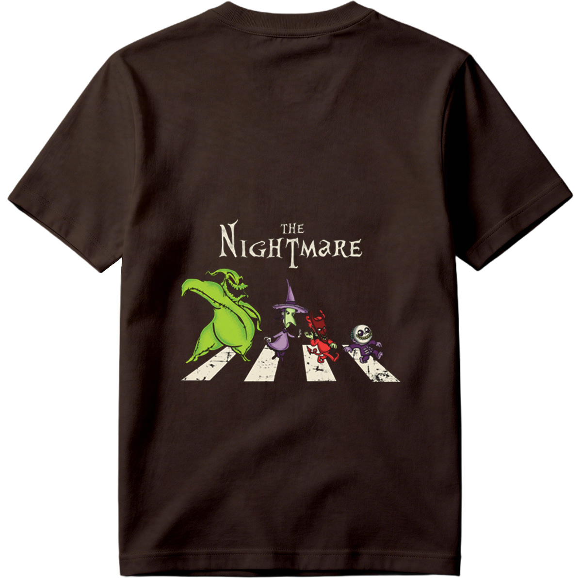 The Nightmare: Oogie Boogie, Witch, Devil, and Jack Skellington Crossing - Tee