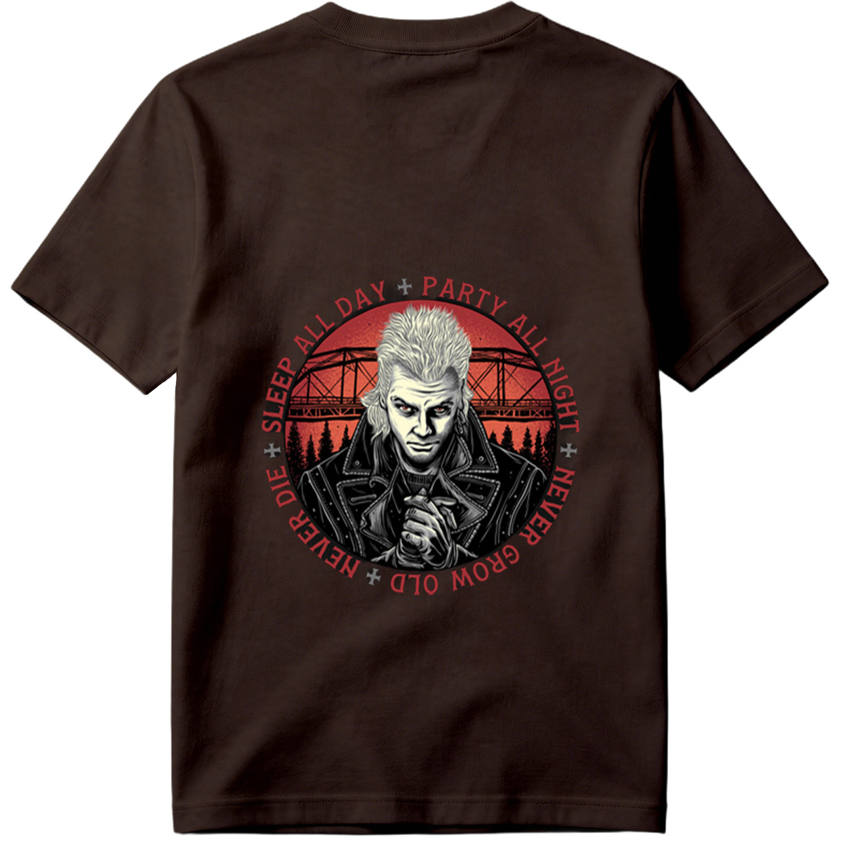 Johnny Silverhand: Sleep All Day, Party All Night, Never Grow Old, Never Die - Tee