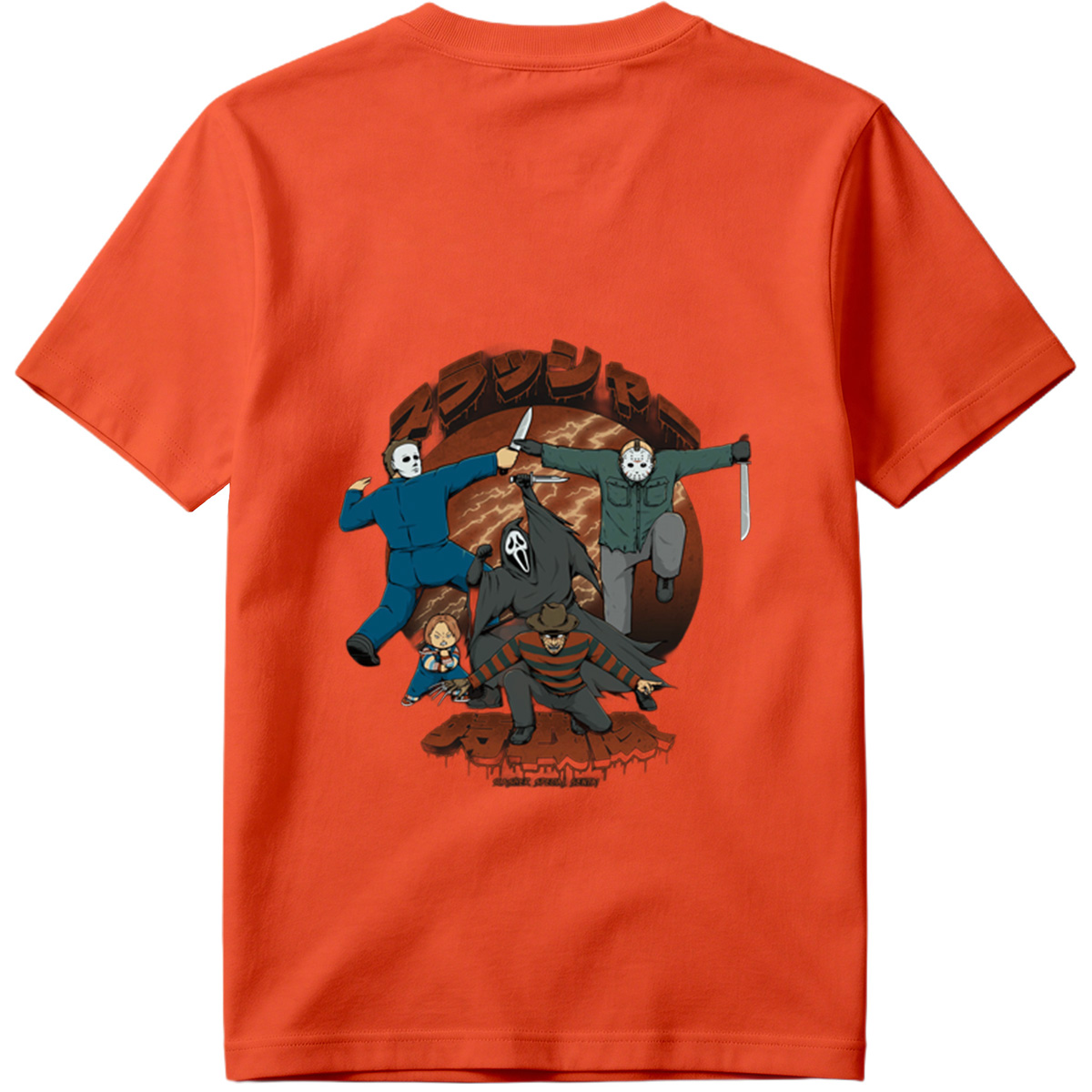 Slasher Special Sentai: Michael, Jason, Ghostface, Chucky, and Tiffany - Tee