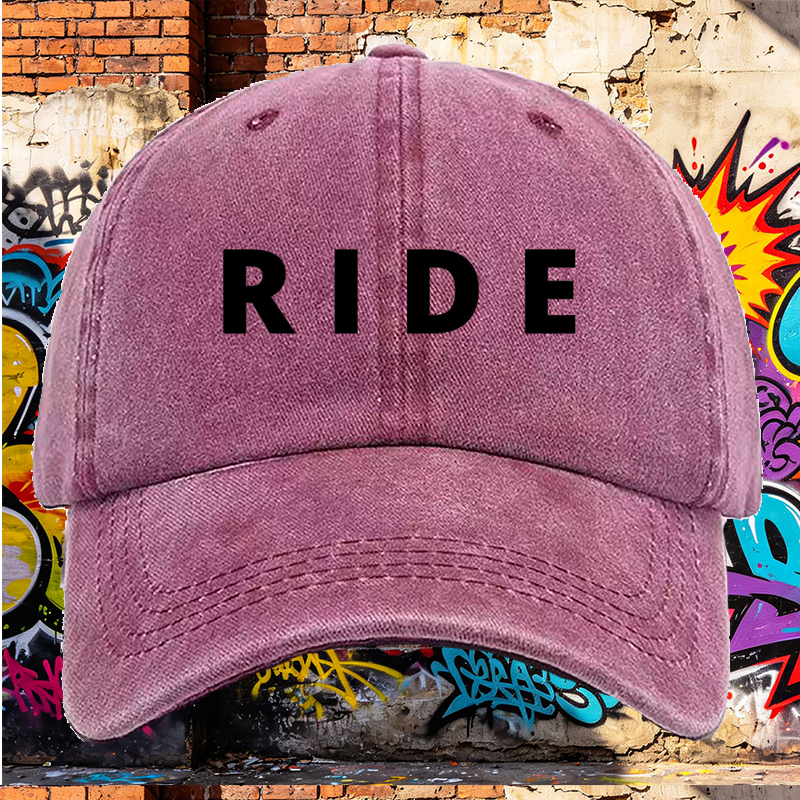 Men's Printed Washed Cap with 