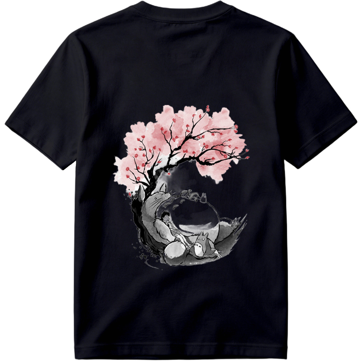 My Neighbor Totoro: Mei and Totoro Under Cherry Blossoms - Tee