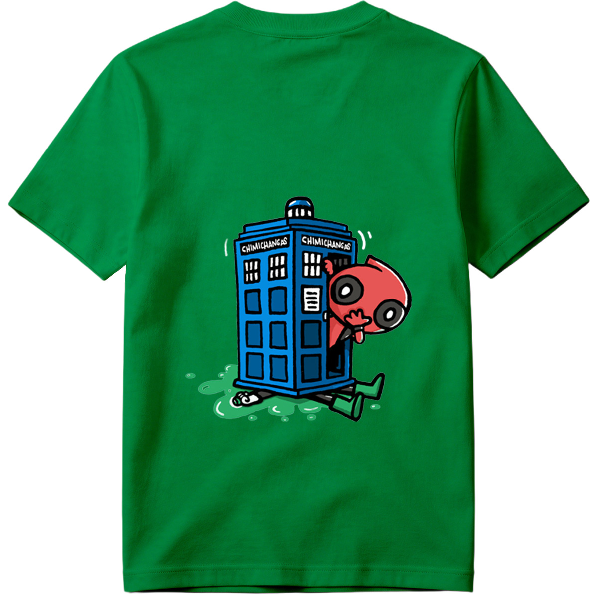 Rick and Morty Meets Doctor Who: Chimichangas TARDIS - Tee