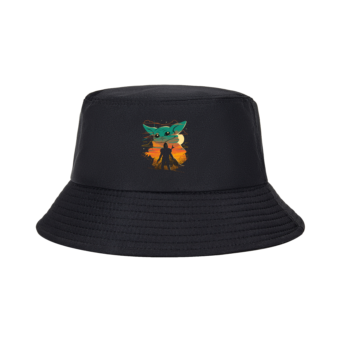 The Mandalorian and Grogu Sunset - Fisherman's Hat