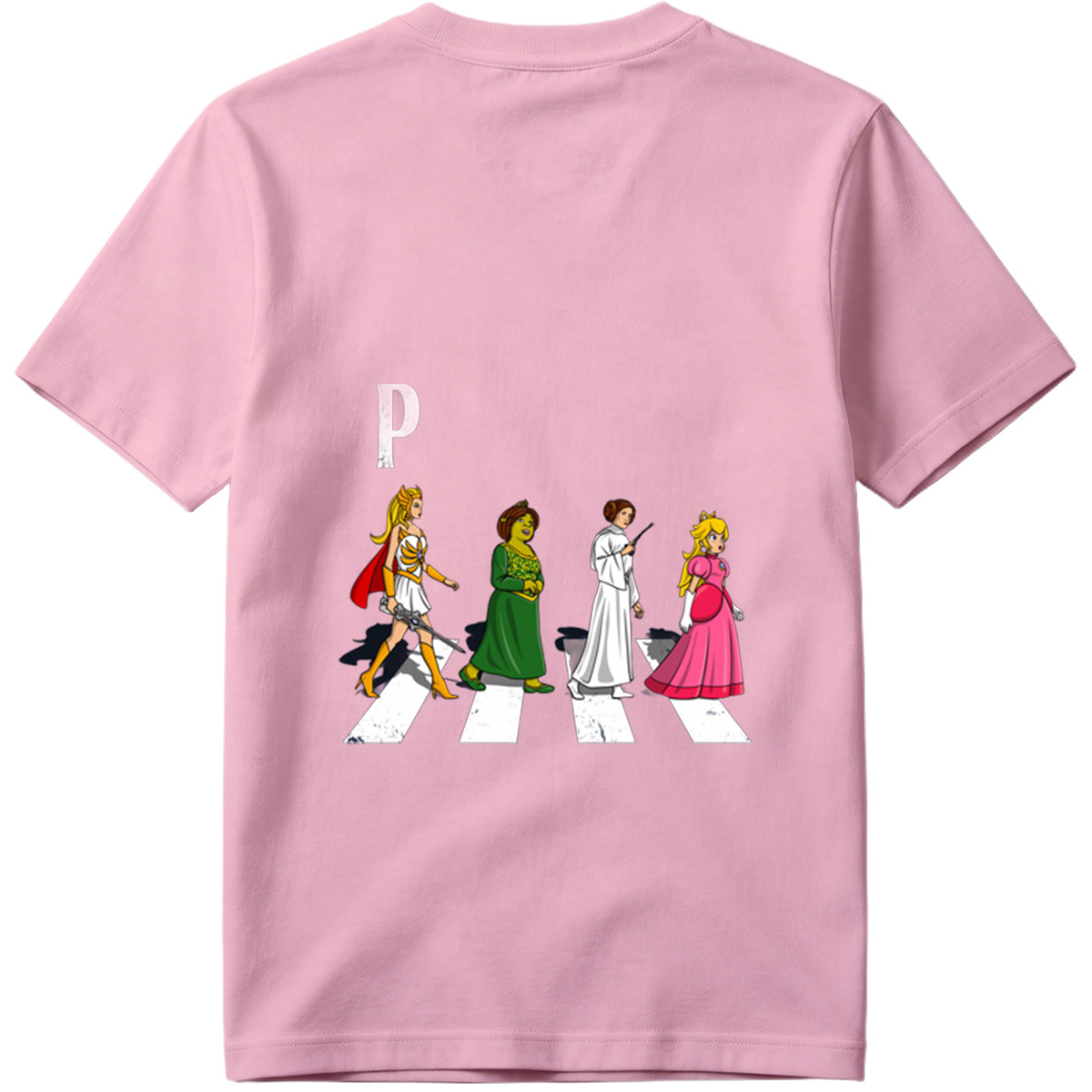 The Princesses: Wonder Woman, Shrek, Princess Leia, and Princess Peach - Tee
