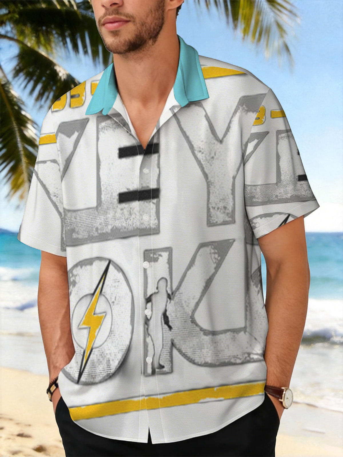 Vault 33: Okey Dokey – Fallout Themed Event with Lightning and Silhouette Design -  Shirt