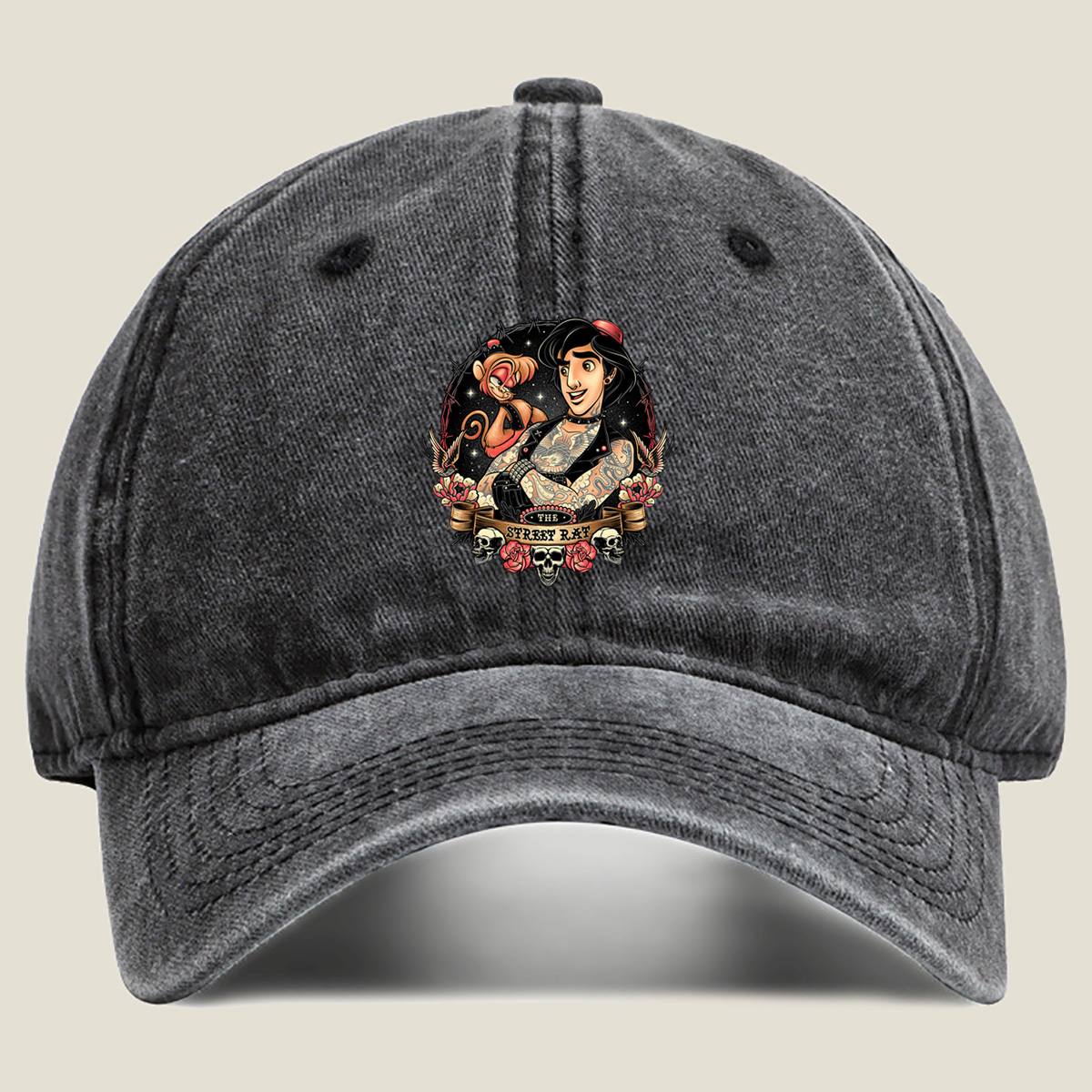 Aladdin and Abu: The Street Rat - Washed Denim - Baseball Cap