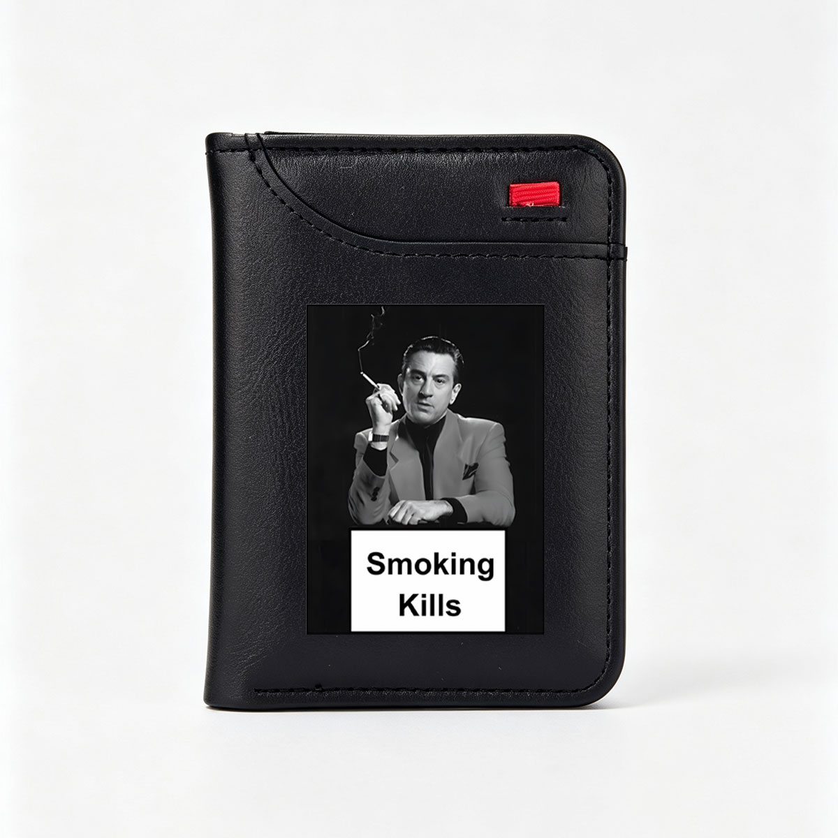 James Cagney Smoking Kills Anti-Smoking Poster - Vertical Style Wallet