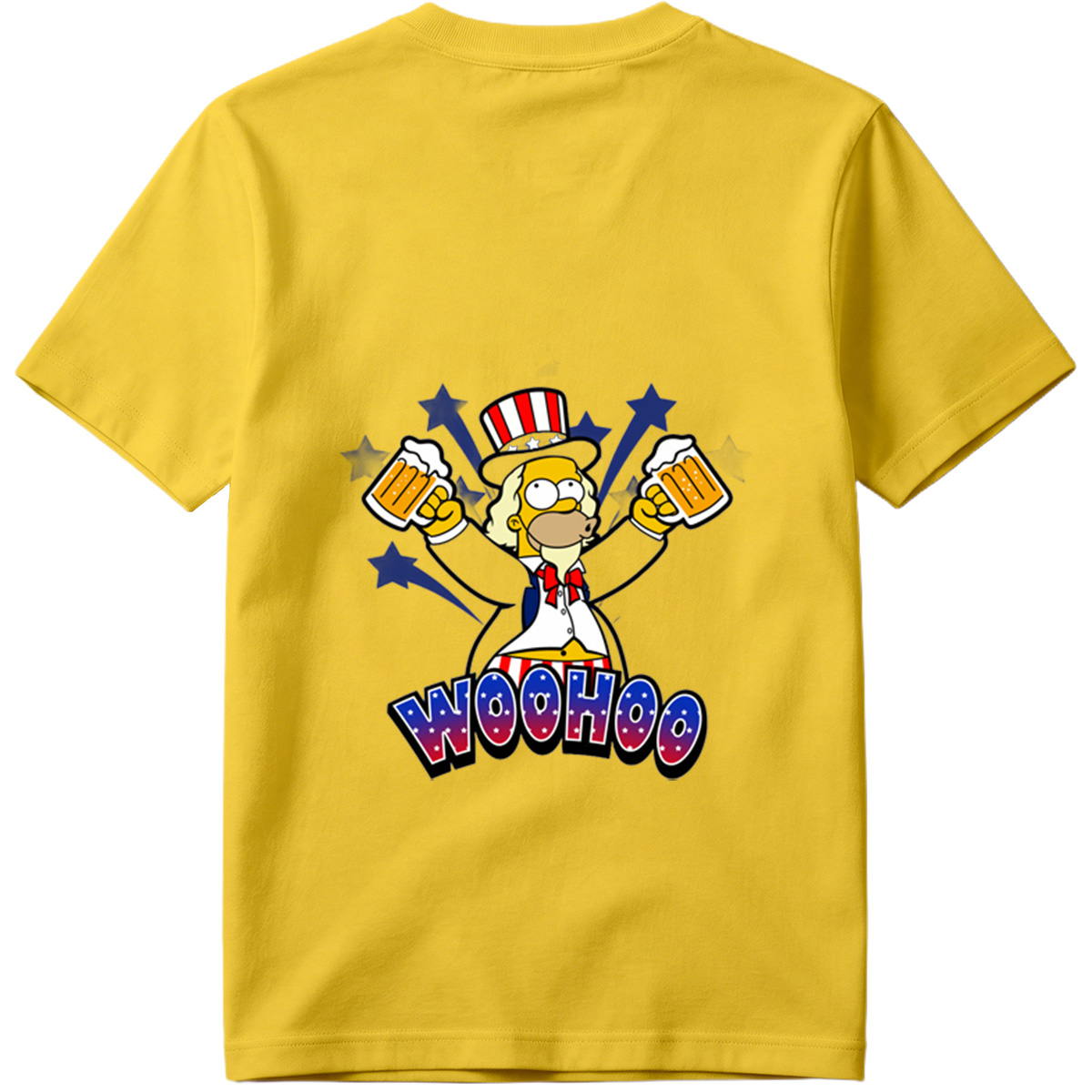 Simpsons Uncle Sam Woohoo - Tee