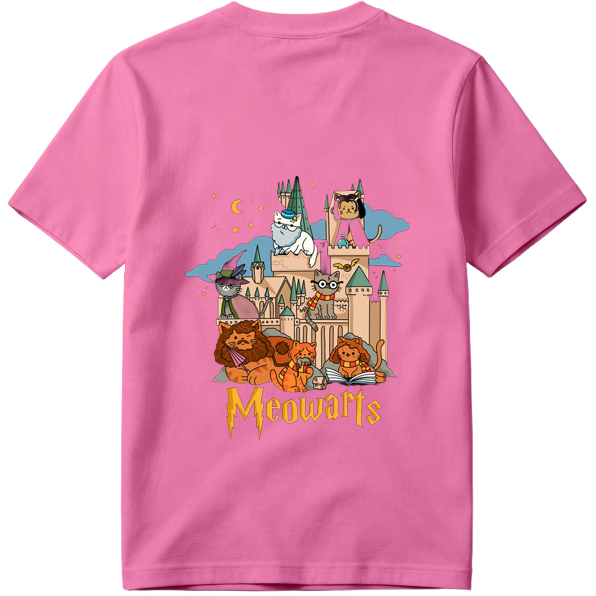 Meowarts: Cats in a Magical Castle - Tee