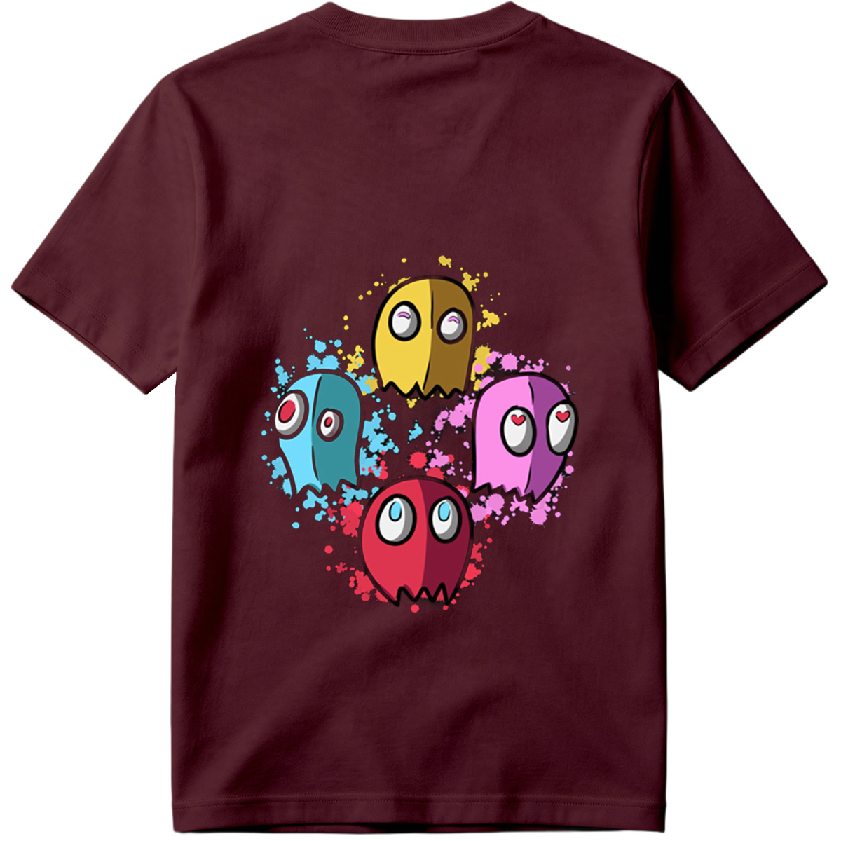 Pac-Man Ghosts: Blinky, Pinky, Inky, and Clyde - Tee