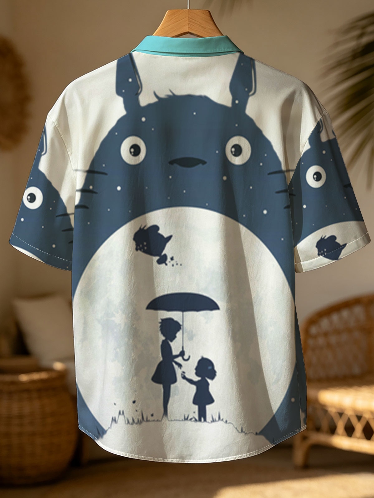 Totoro, Satsuki, and Mei under the Moonlight -  Shirt