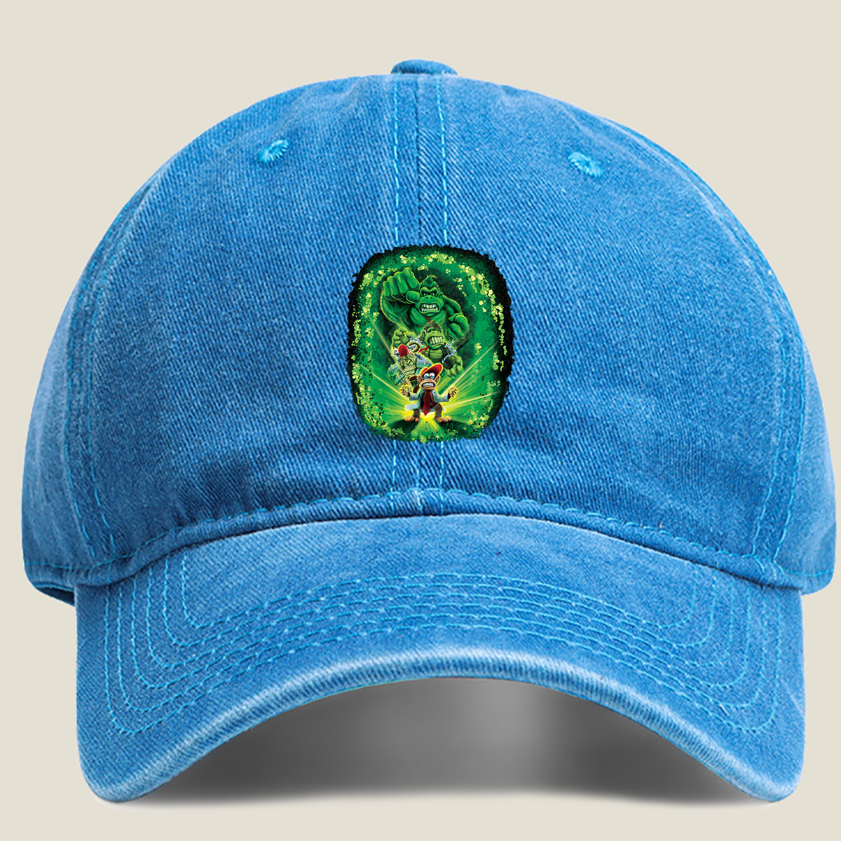 Donkey Kong: King K. Rool's Revenge - Washed Denim - Baseball Cap