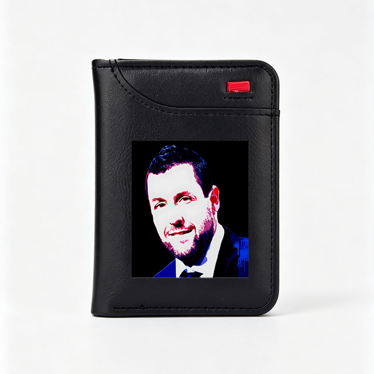 Chris Evans in a stylized portrait with bold colors and high contrast. - Vertical Style Wallet