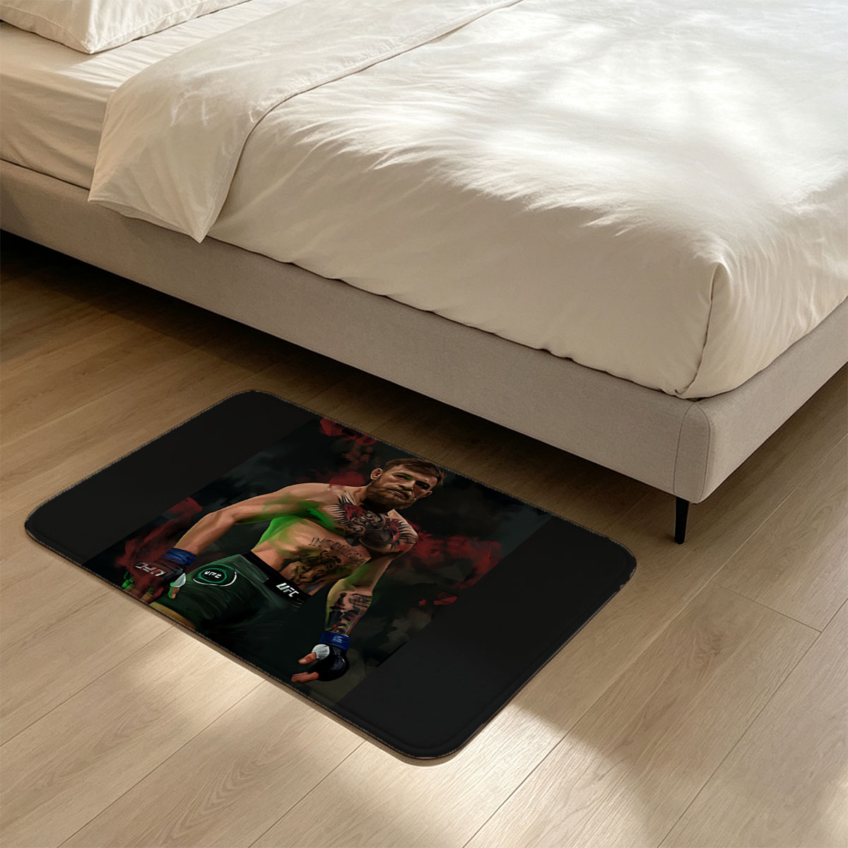 Conor McGregor UFC Fighter Portrait - Flannel floor mat