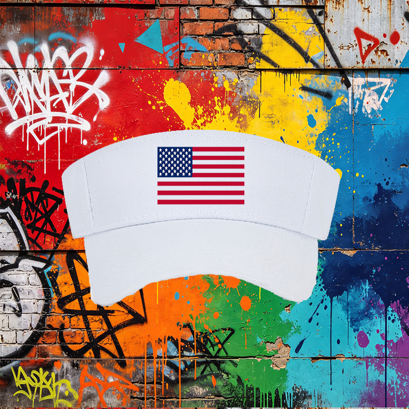 Unisex Classic Mesh Back Hat with American Flag Print - Lightweight Breathable Sun Cap for Outdoor Activities, Perfect for Men and Women Who Love Patriotic Style and Casual Wear