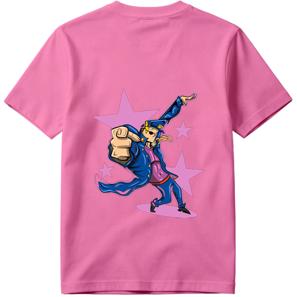 Gangster Mickey in Blue Coat and Hat, Dancing with Stars Background - Tee