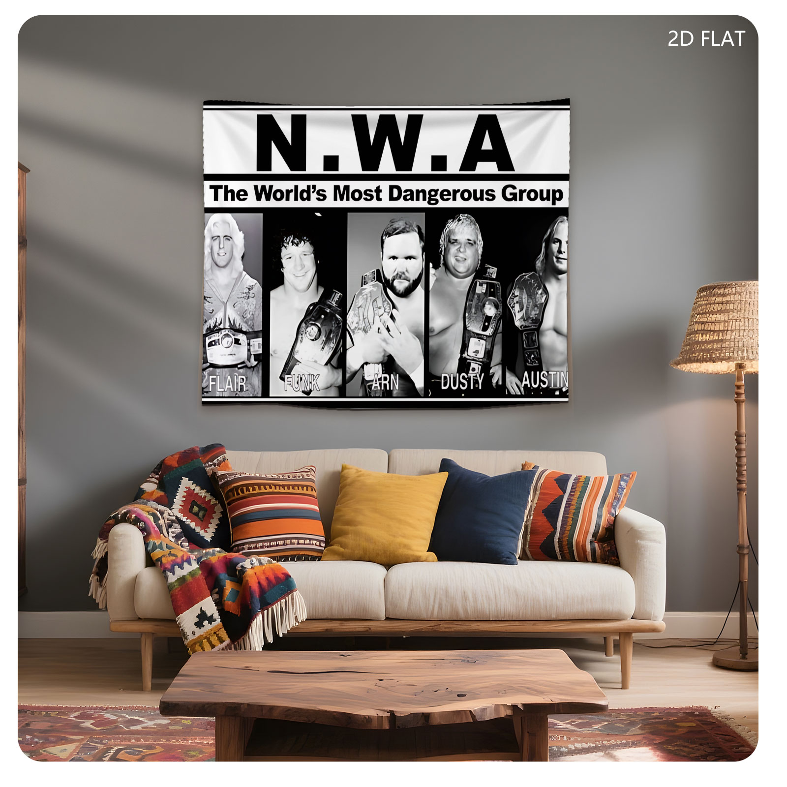 N.W.A: Flair, Funk, Arn, Dusty, Austin – The World's Most Dangerous Group - Tapestry