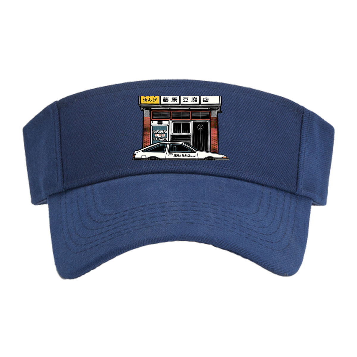 Ghost of Akina and Son: Tofu Delivery Service Featuring Initial D's Toyota AE86 -  Visor cap