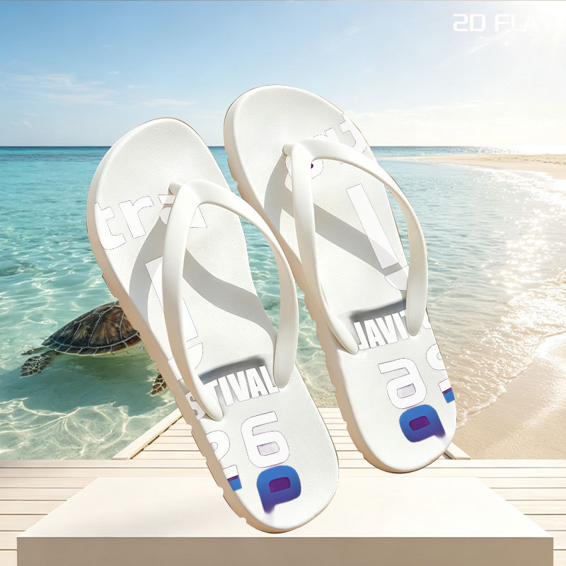 Ultra Music Festival 2026 Logo Featuring Iconic U Design and Reflective Text -  flip-flops