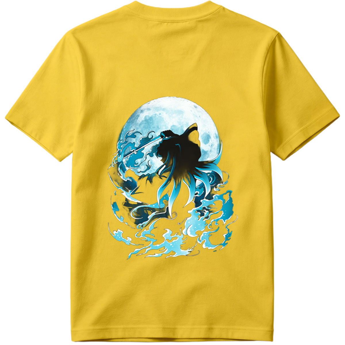Samurai Warrior Under Full Moon - Tee