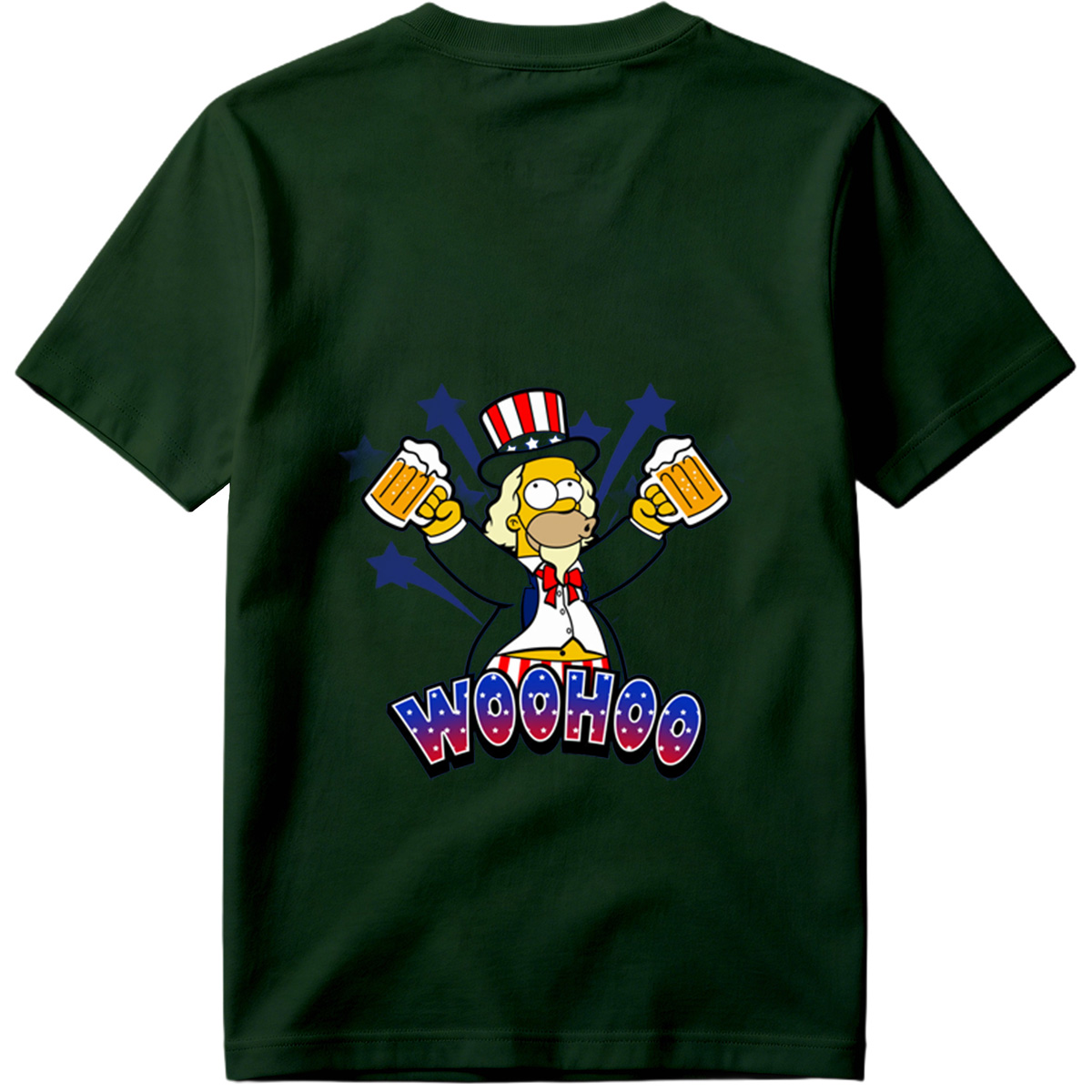 Simpsons Uncle Sam Woohoo - Tee