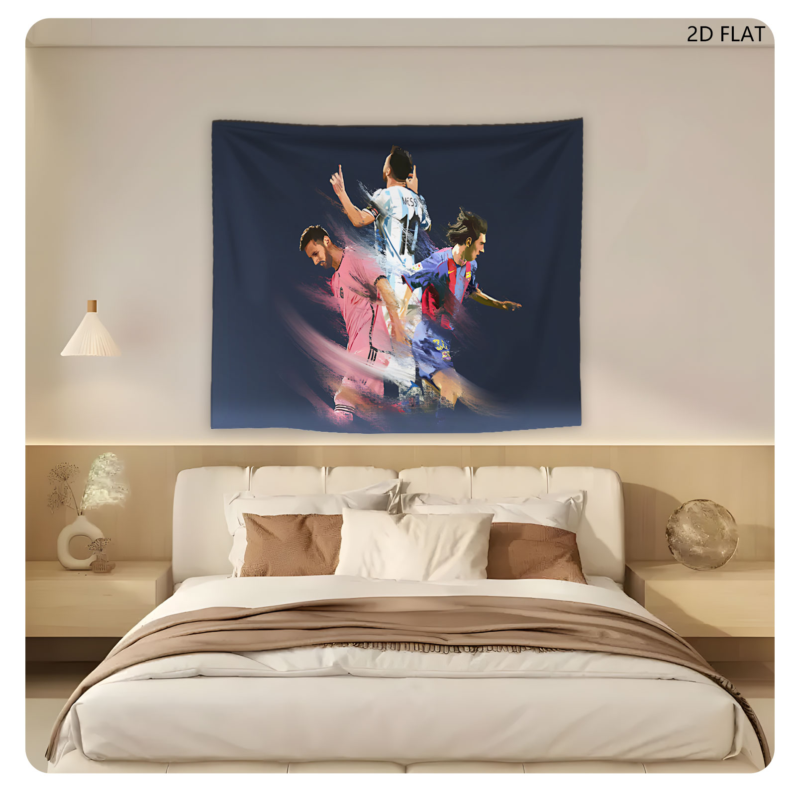 Lionel Messi in Action: Argentina, Barcelona, and Inter Miami Moments - Tapestry