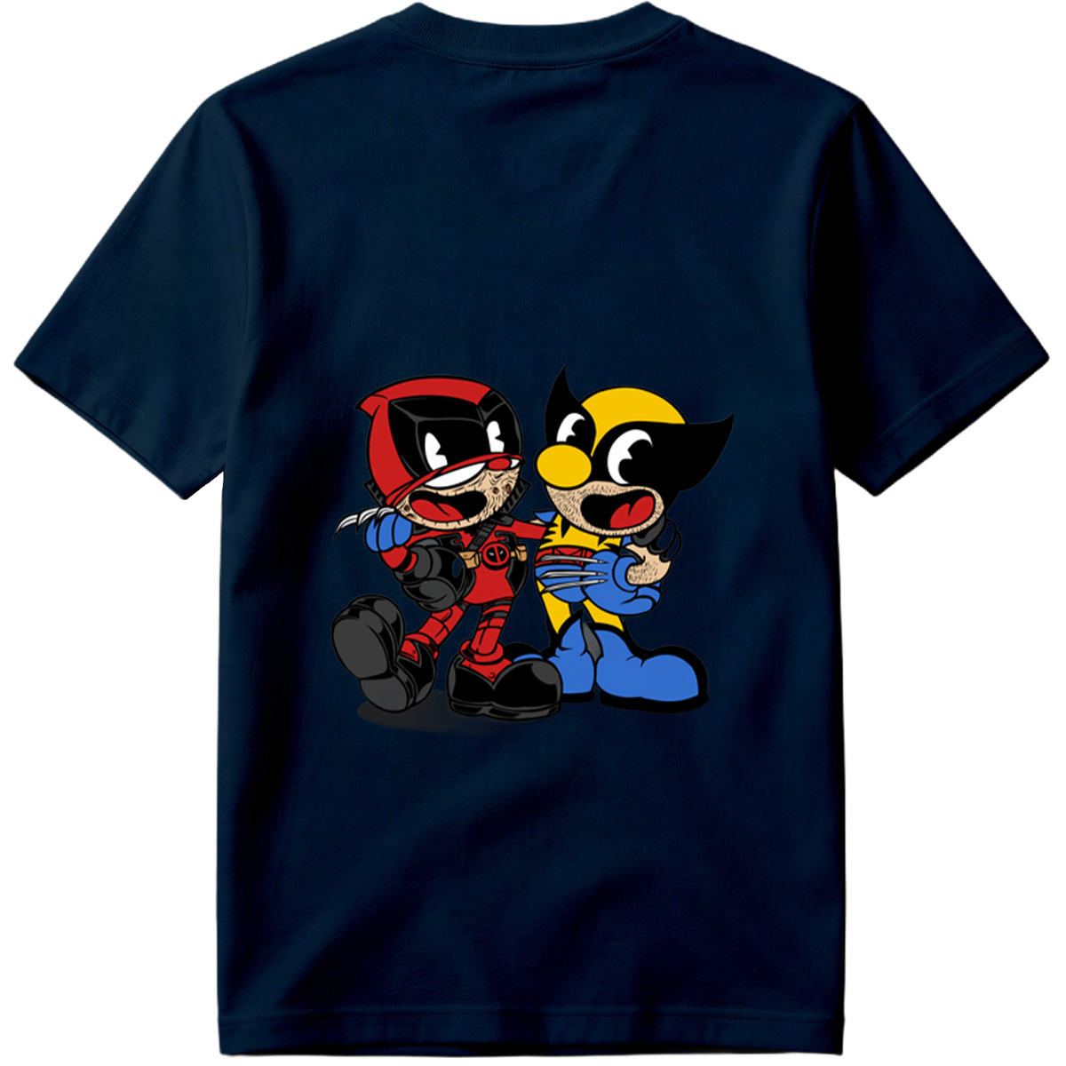 Deadpool and Wolverine Chibi Style - Tee